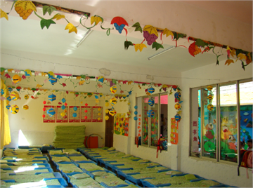 贵阳市向日葵第二幼儿园双语艺术园温馨舒适的睡房